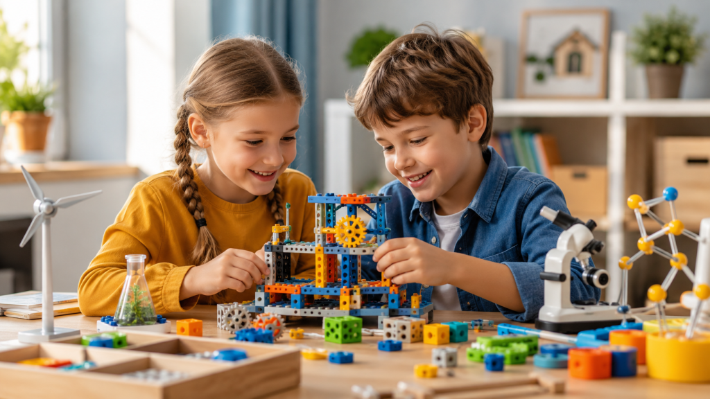 STEM spēles bērniem konstruktors zinātne, STEM games for kids construction science